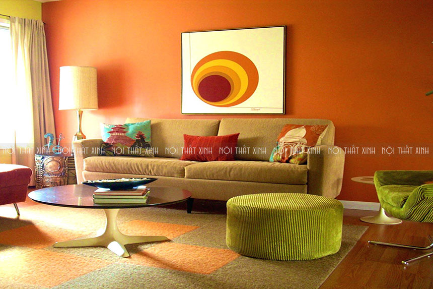 Kết hợp hài hòa màu sắc cho thiết kế nội thất nhà đẹp cuốn hút