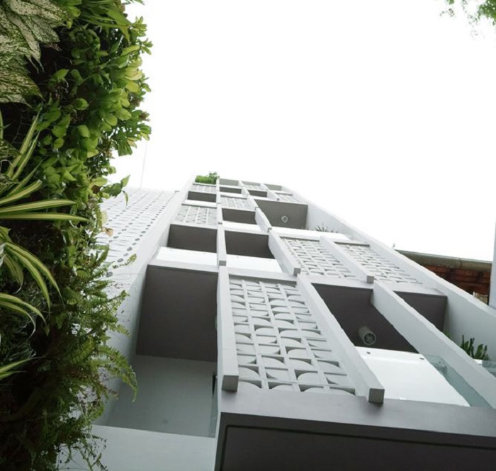 Ngắm mẫu nhà phố đẹp 7 tầng khang trang tại Tp.HCM