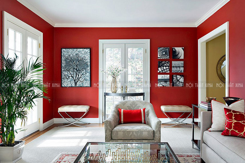 6 sắc màu kết hợp thiết kế trang trí nội thất ấn tượng