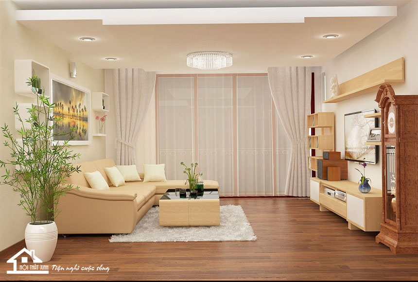 Thiết kế nội thất chung cư Mr.Lợi - Văn Phú