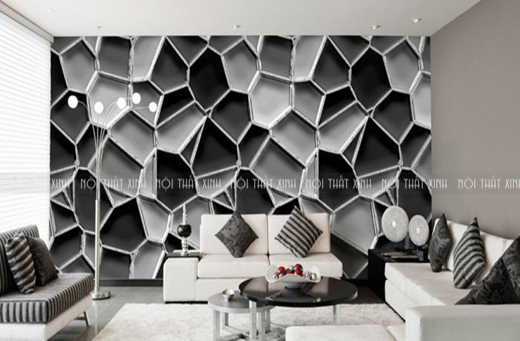 Ý tưởng thiết kế nội thất đẹp, ấn tượng nhờ giấy dán tường
