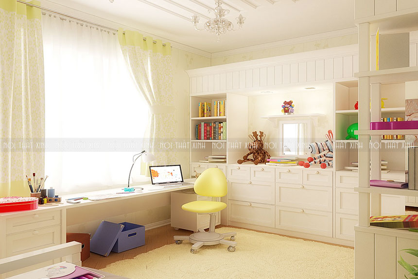 Những mẫu thiết kế nội thất phòng ngủ trẻ em đặc biệt ấn tượng