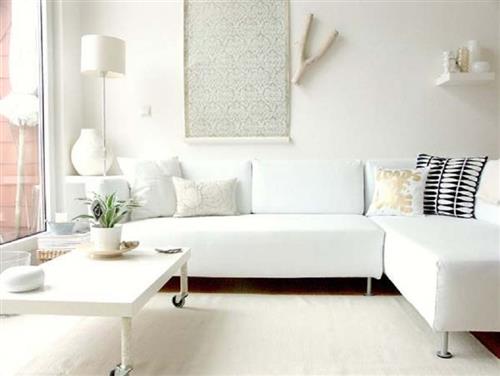 3 tác dụng khi sở hữu ghế sofa màu trắng cho không gian