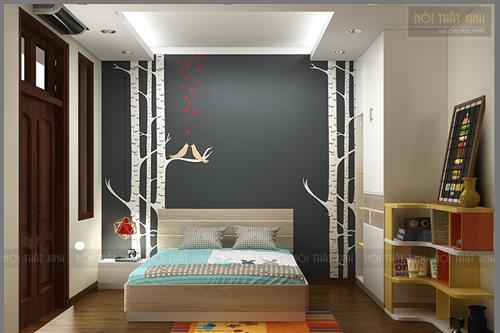 Thiết kế nội thất phòng ngủ nhà phố Mr.Vũ - Tam Trinh