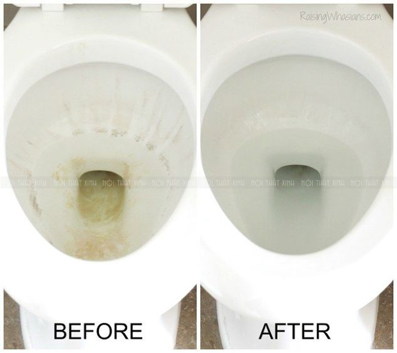 5 Cách vệ sinh bồn cầu sạch bong vết bẩn cứng đầu nhất