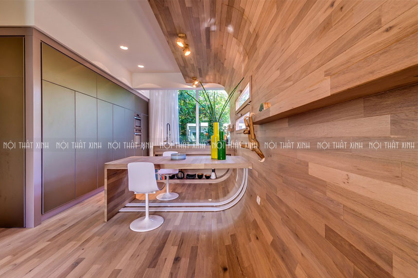 Thiết kế nội thất đẹp với 3 vật liệu ốp tường cực chất