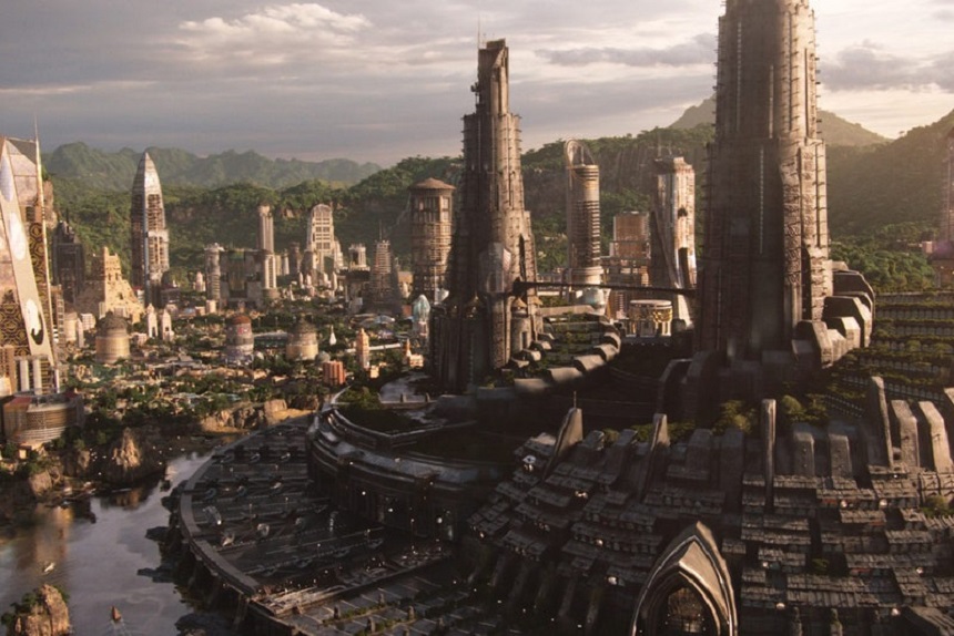 Thiết kế kiến trúc hoành tráng trong bộ phim Black Panther