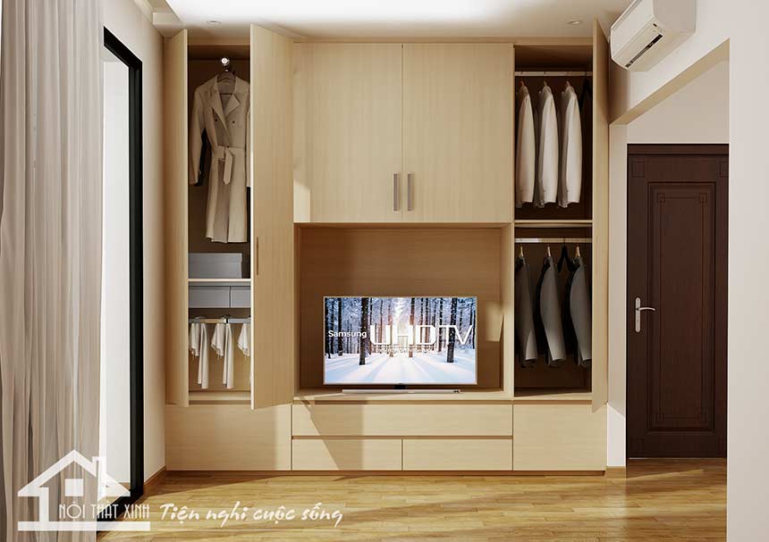Thiết kế nội thất phòng ngủ Ms.Hạnh - Time City