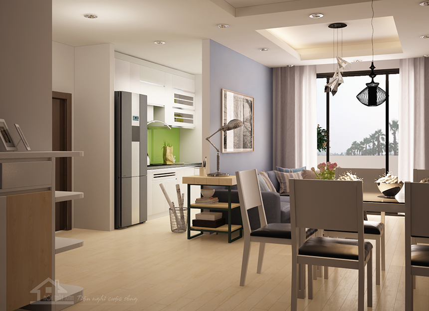 Thiết kế nội thất chung cư CT3 Định Công