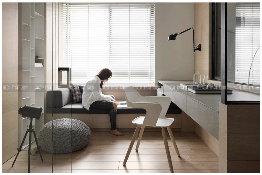Thiết kế nội thất chung cư chinh phục mọi ánh nhìn với gam trầm sang trọng