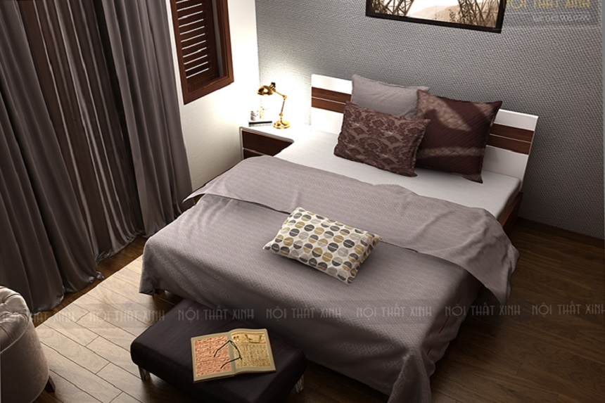 Thiết kế nội thất phòng ngủ nhà phố Mr.Vũ - Tam Trinh