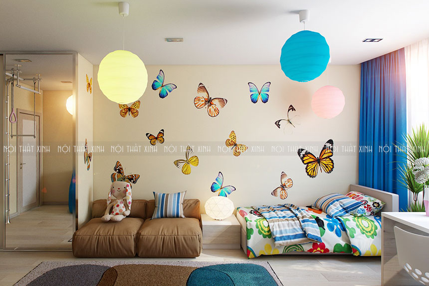 Những mẫu thiết kế nội thất phòng ngủ trẻ em đẹp