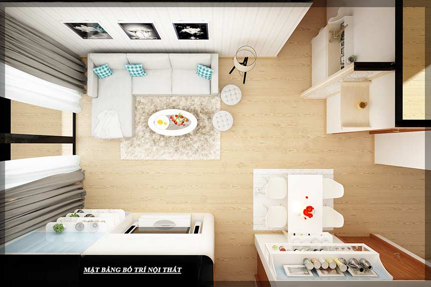 Thiết kế thi công nội thất chung cư trọn gói tại Hà Nội hoàn thiện như ý