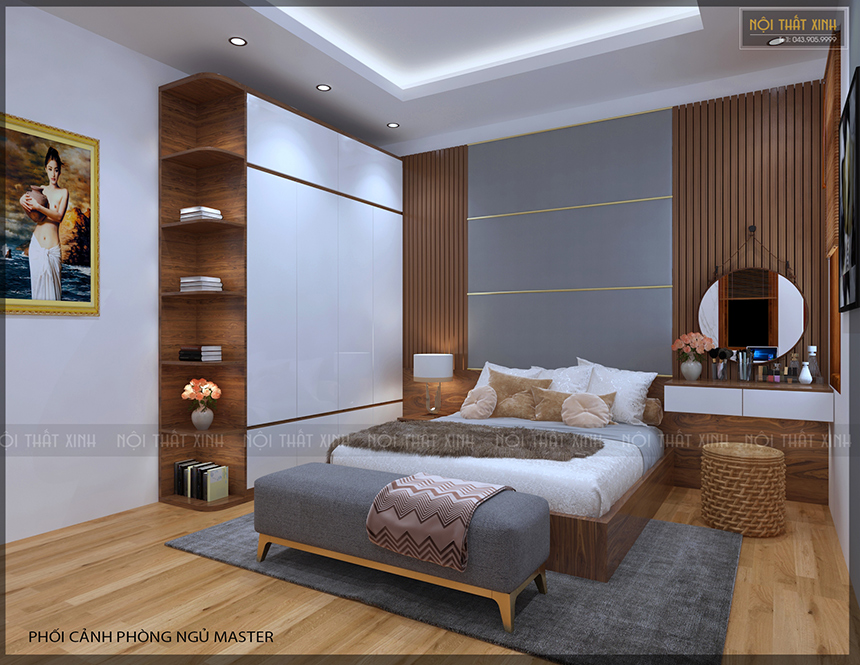 Thiết kế thi công nội thất trọn gói nhà phố hiện đại Mr Tuyển - Thanh Oai