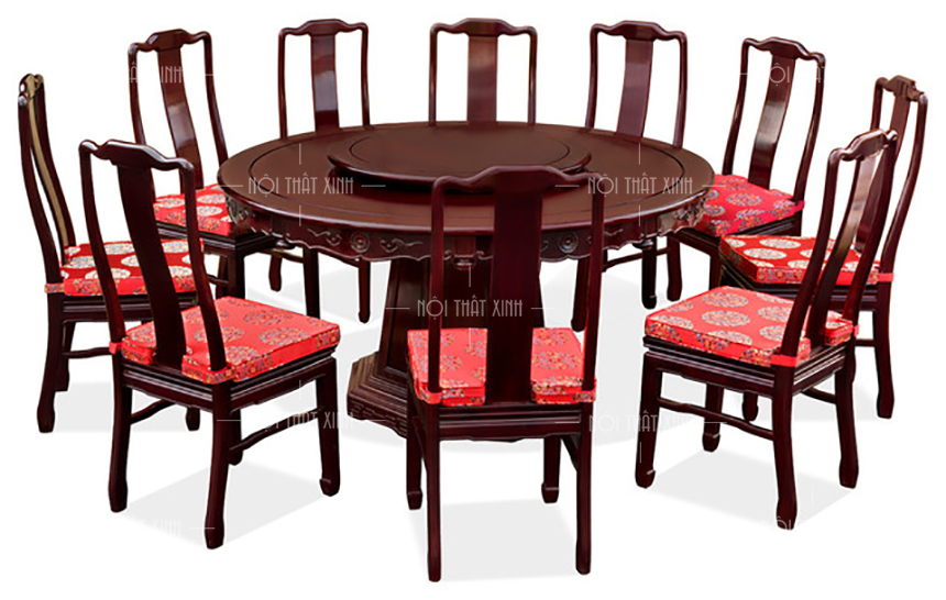 Tổng hợp kích thước bàn ăn 10 ghế cho không gian nhà bếp rộng