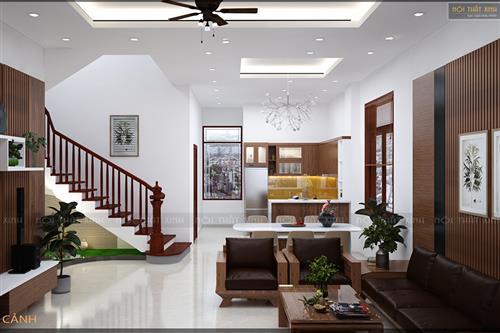 Thiết kế thi công nội thất trọn gói nhà phố Mr Tuyển - Thanh Oai